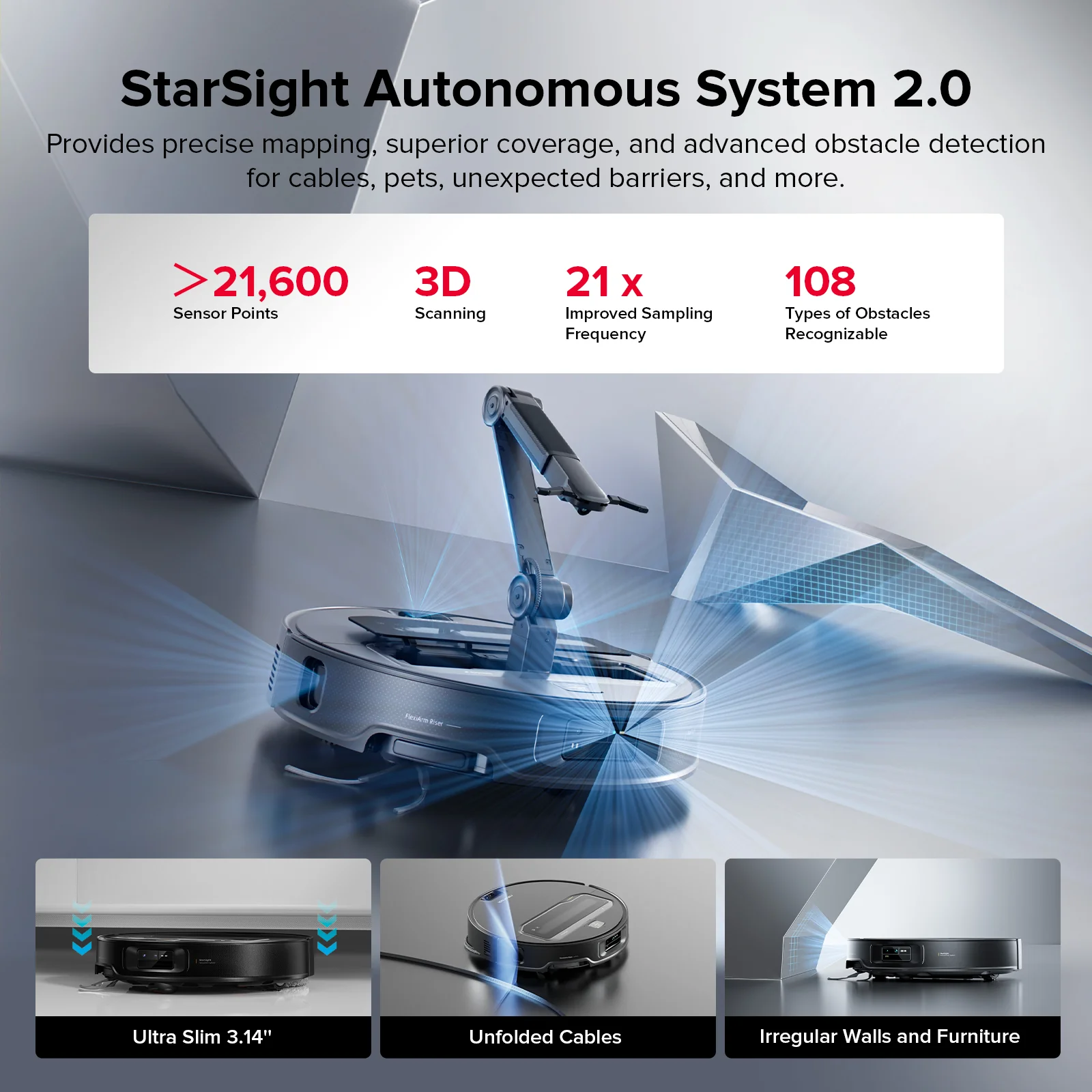 Roborock Saros Z70 Robot Vacuum with OmniGrip™ Mechanical Arm - Image 6