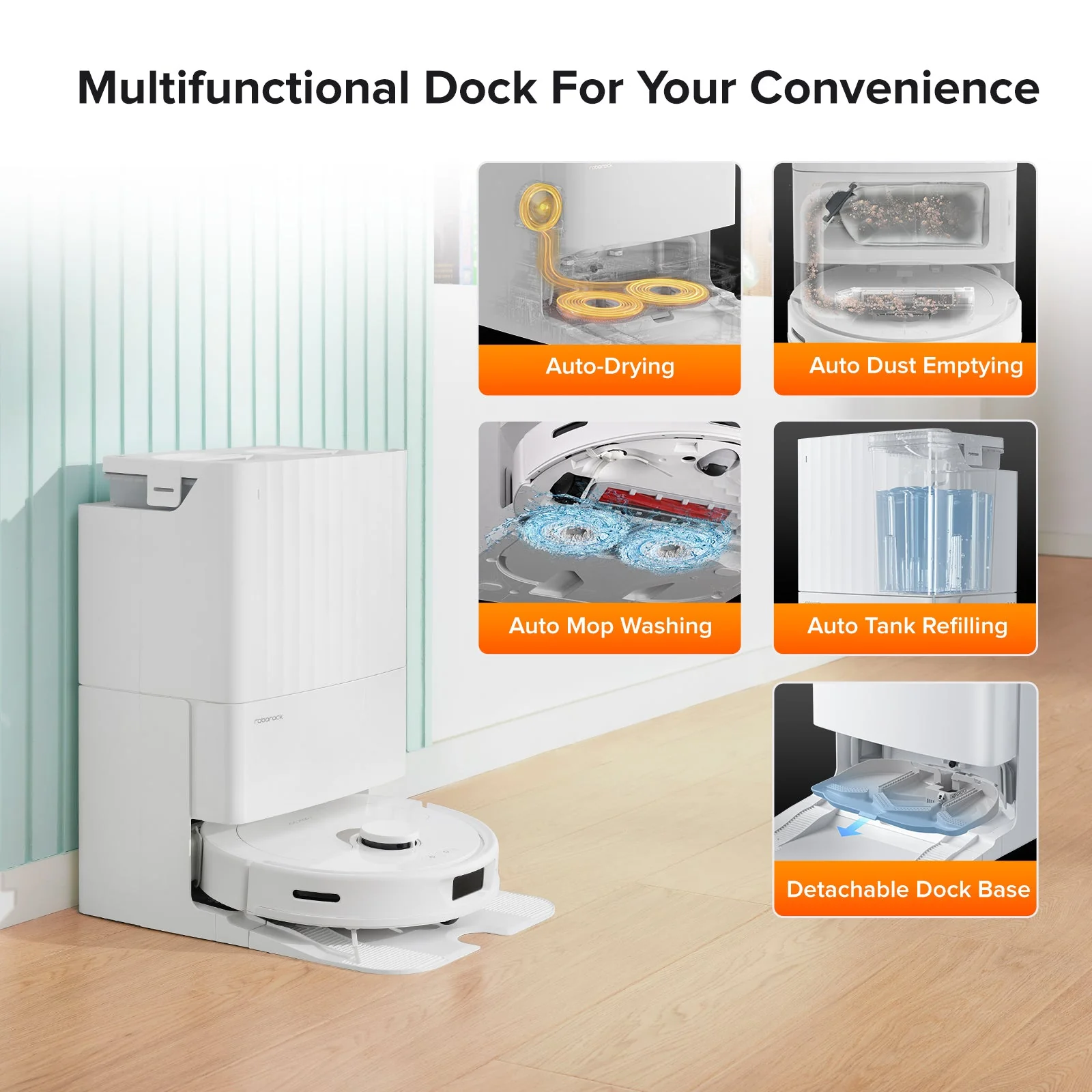 【Certified Refurbished 90% New】Roborock Qrevo Robot Vacuum with Multifunctional Dock - Image 11