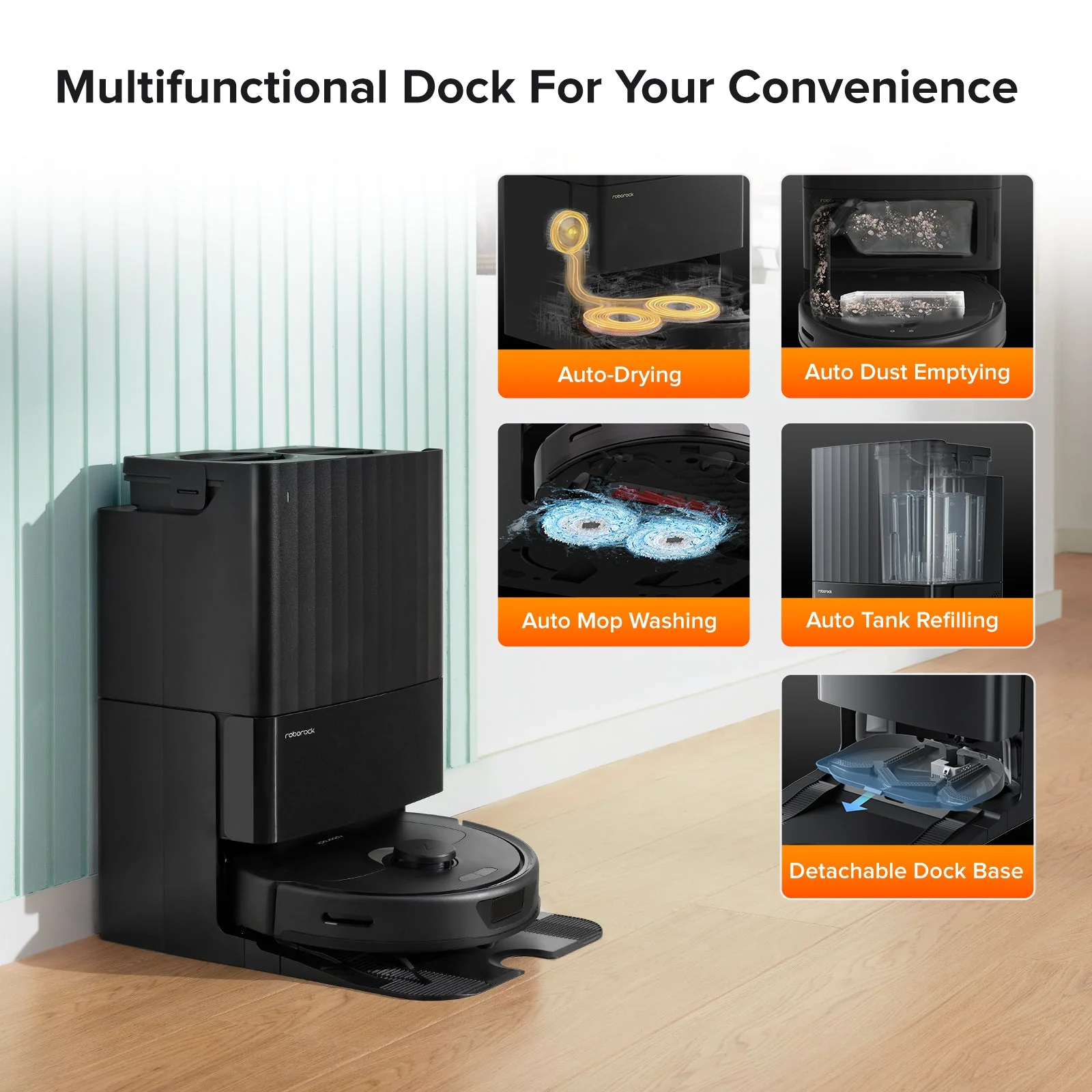 【Certified Refurbished 90% New】Roborock Qrevo Robot Vacuum with Multifunctional Dock - Image 3