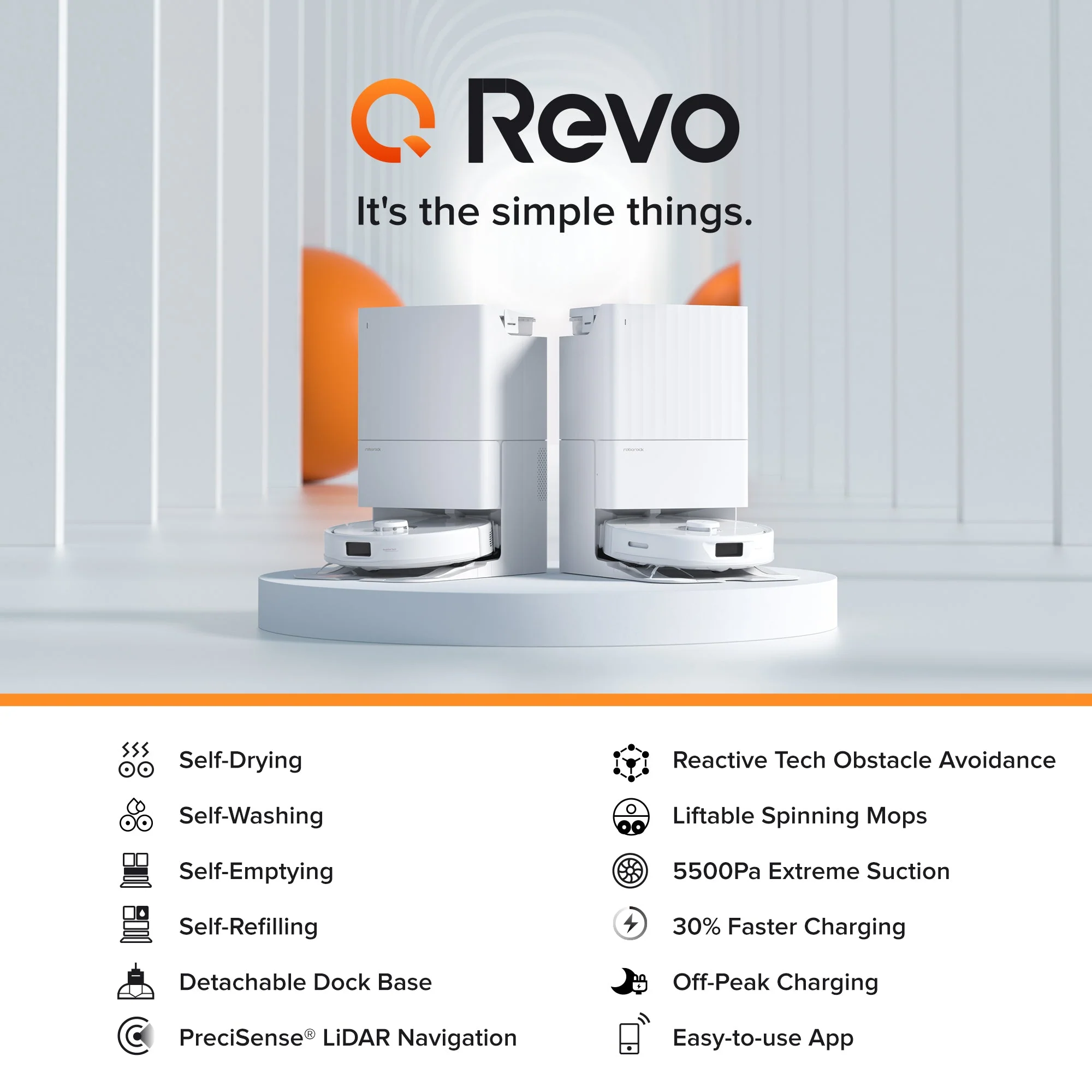 【Certified Refurbished 90% New】Roborock Qrevo Robot Vacuum with Multifunctional Dock - Image 9